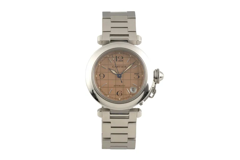 Cartier Pasha steel automatic men's watch W31024M7 [2602607]