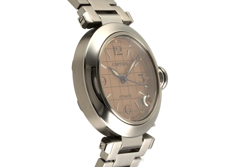 Cartier Pasha steel automatic men's watch W31024M7 [2602607]