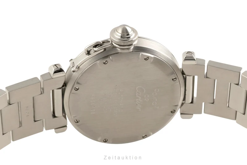 Cartier Pasha steel automatic men's watch W31024M7 [2602607]