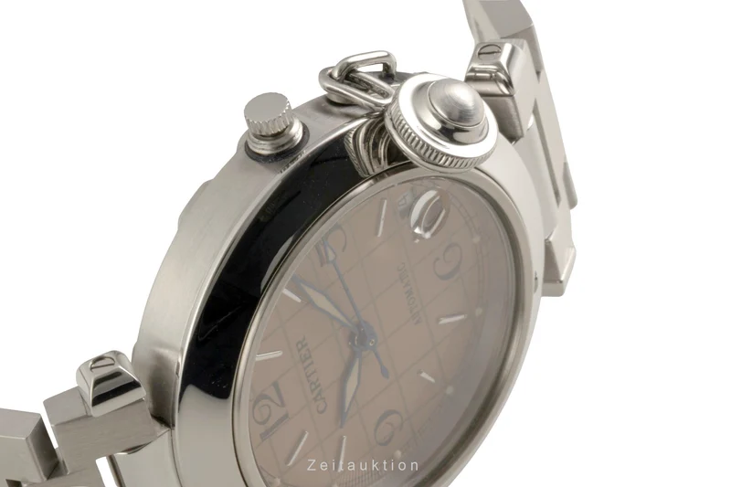 Cartier Pasha steel automatic men's watch W31024M7 [2602607]