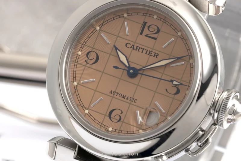 Cartier Pasha steel automatic men's watch W31024M7 [2602607]