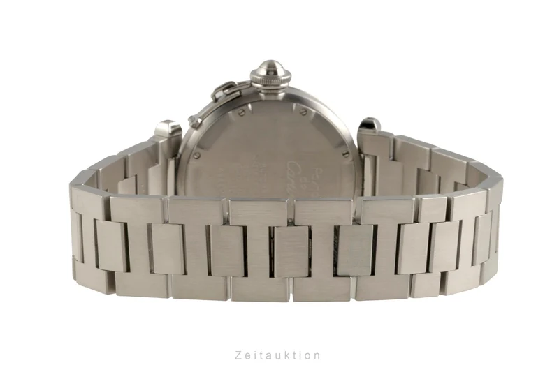 Cartier Pasha steel automatic men's watch W31024M7 [2602607]