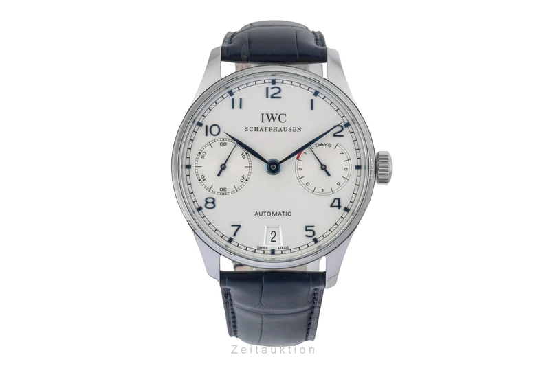 IWC Portugieser steel automatic men's watch IW500107 LP: 14000EUR [2601764]