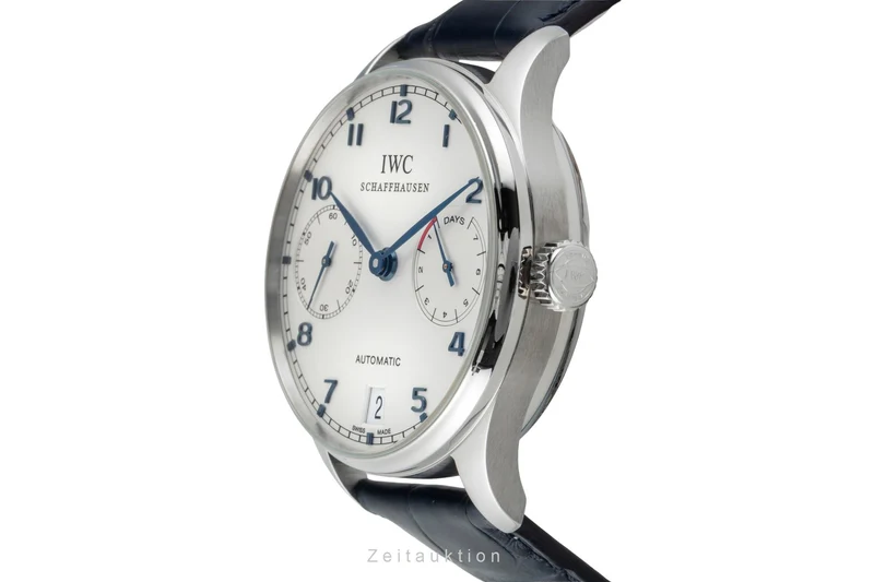 IWC Portugieser steel automatic men's watch IW500107 LP: 14000EUR [2601764]