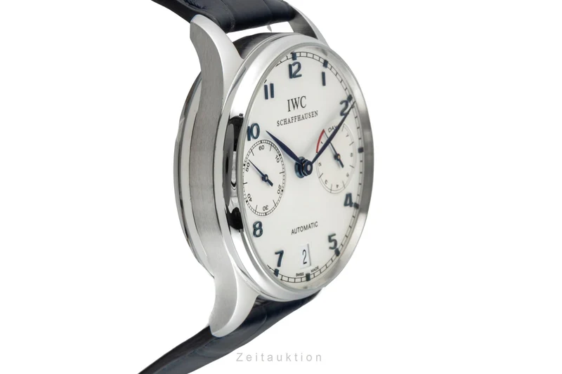 IWC Portugieser steel automatic men's watch IW500107 LP: 14000EUR [2601764]