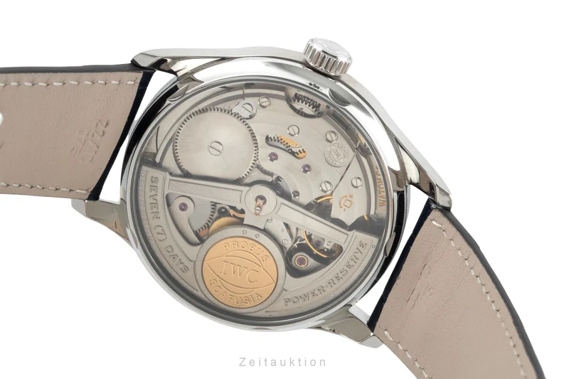 IWC Portugieser steel automatic men's watch IW500107 LP: 14000EUR [2601764]