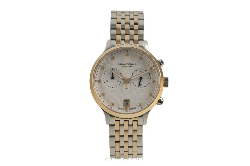 Bruno Söhnle Glashütte Bologna Chronograph chronograph steel quartz women's watch 17-23238-250 [2602933]