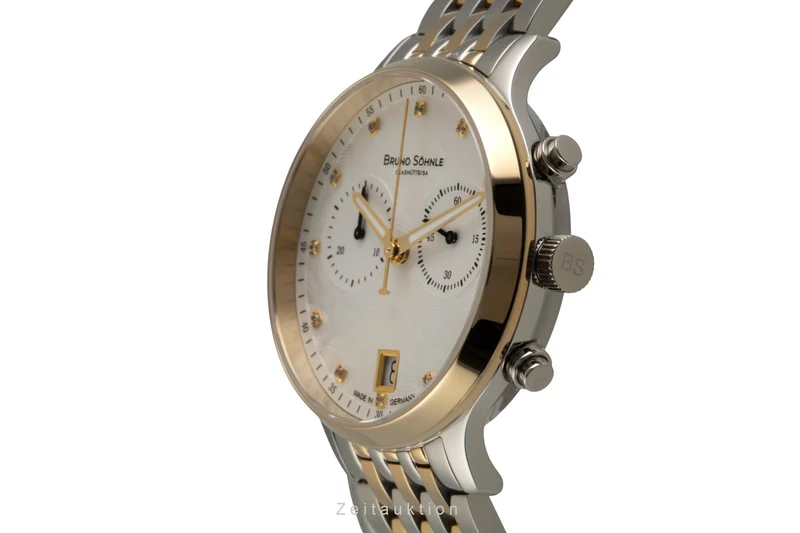 Bruno Söhnle Glashütte Bologna Chronograph chronograph steel quartz women's watch 17-23238-250 [2602933]