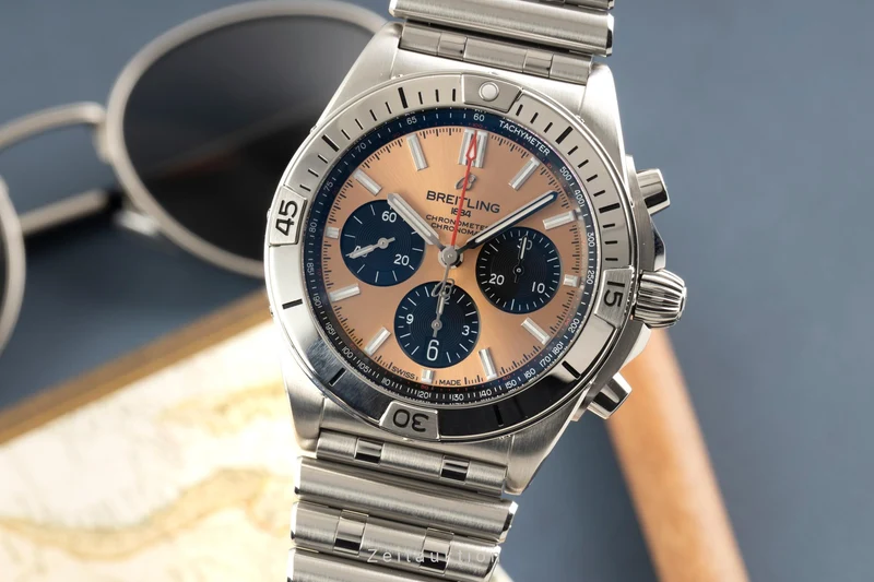 Breitling Chronomat chronograph steel automatic men's watch AB0134101K1A1 LP: 9200EUR [2602229]