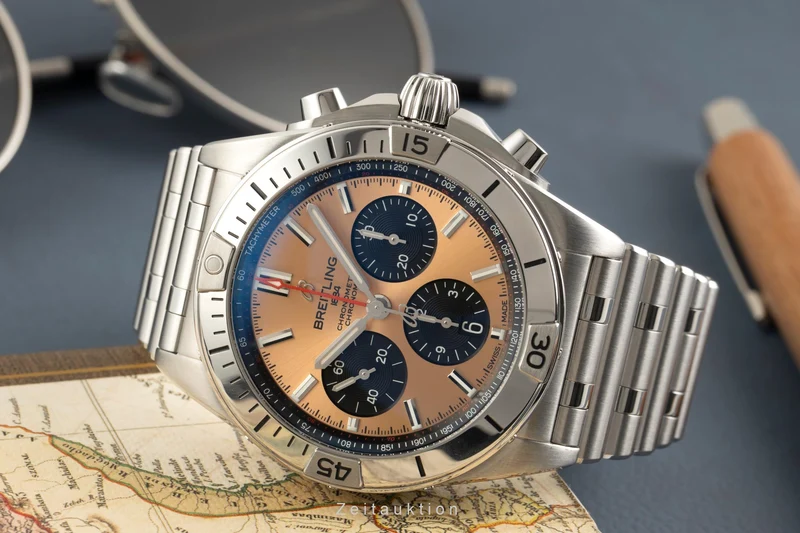 Breitling Chronomat chronograph steel automatic men's watch AB0134101K1A1 LP: 9200EUR [2602229]