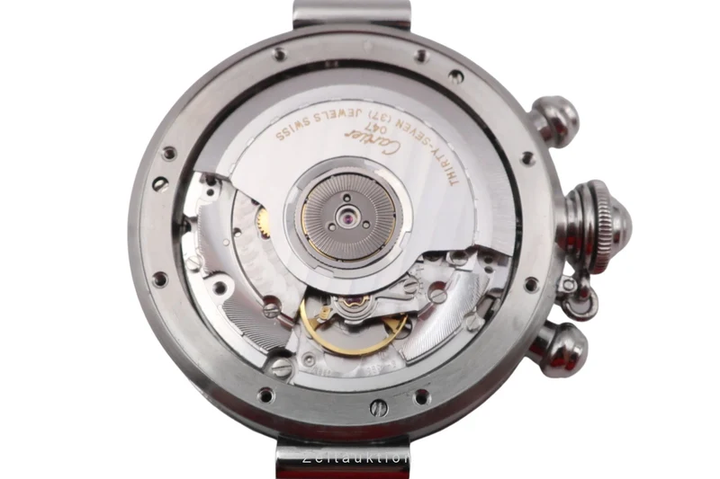 Cartier Pasha chronograph steel automatic men's watch W31039M7 [2602050]