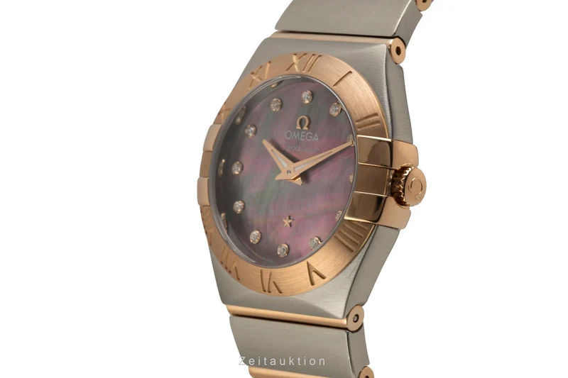 Omega Constellation steel / gold quartz women's watch 123.20.27.60.57.006 [2602064]
