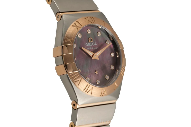 Omega Constellation steel / gold quartz women's watch 123.20.27.60.57.006 [2602064]