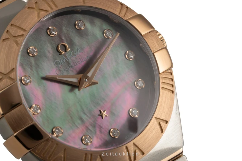 Omega Constellation steel / gold quartz women's watch 123.20.27.60.57.006 [2602064]