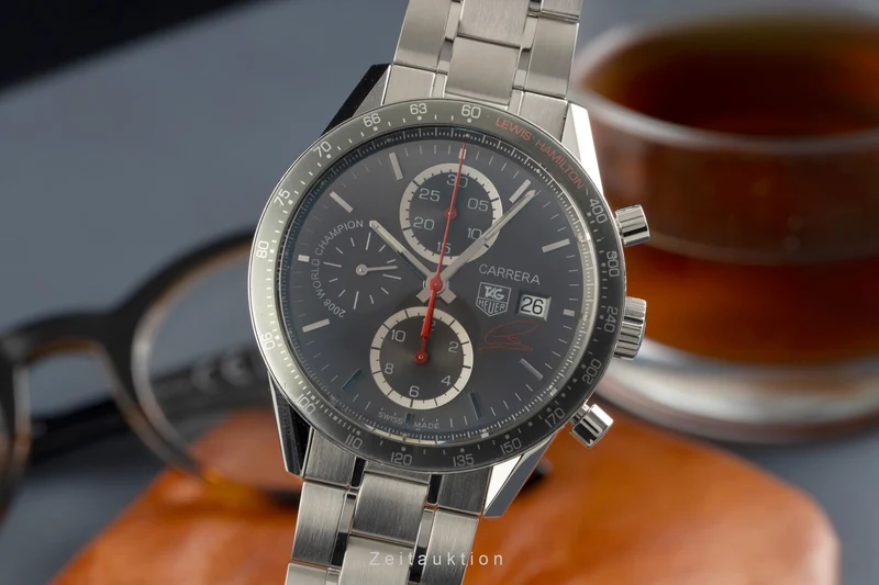 Tag Heuer Carrera chronograph steel automatic men's watch CV201M.BA0794 Limited [2601732]