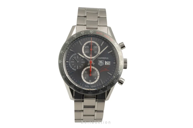 Tag Heuer Carrera chronograph steel automatic men's watch CV201M.BA0794 Limited [2601732]