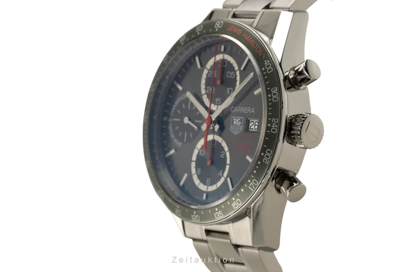 Tag Heuer Carrera chronograph steel automatic men's watch CV201M.BA0794 Limited [2601732]