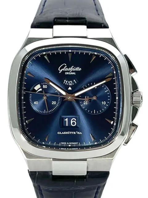 Glashütte Original Senator Seventies Chronograph Panoramadatum 1-37-02-03-02-30 aus 2015