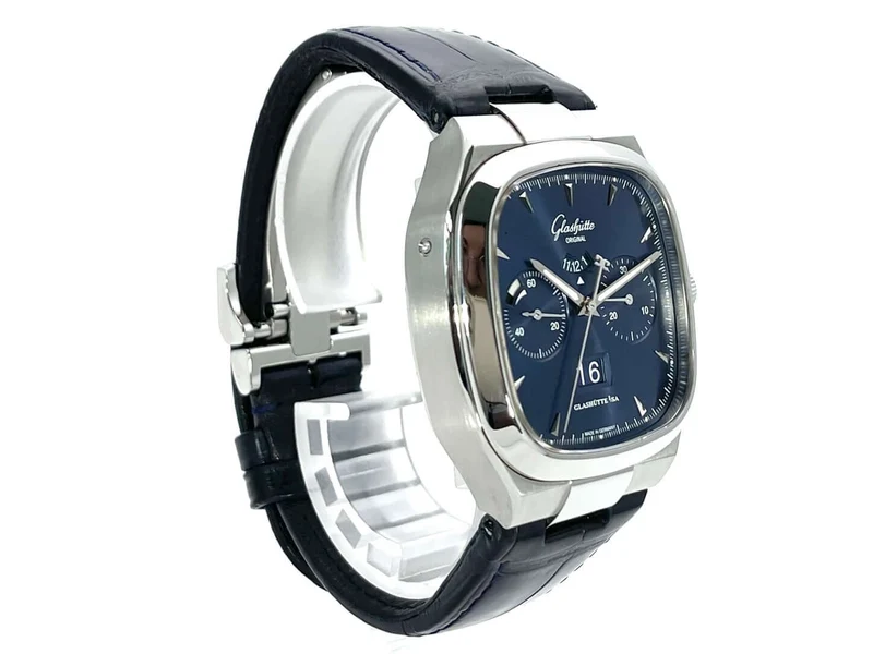 Glashütte Original Senator Seventies Chronograph Panoramadatum 1-37-02-03-02-30 aus 2015