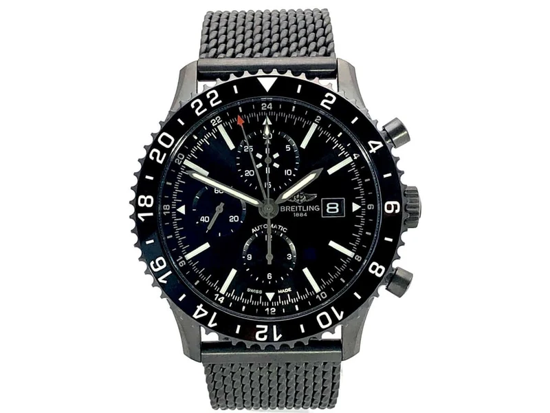 Breitling Chronoliner Automatik Chronograph M2431013.BF02.159M Black Steel aus 2018