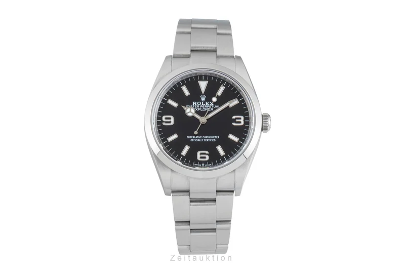 Rolex Explorer steel automatic men's watch 124270 [2602661]