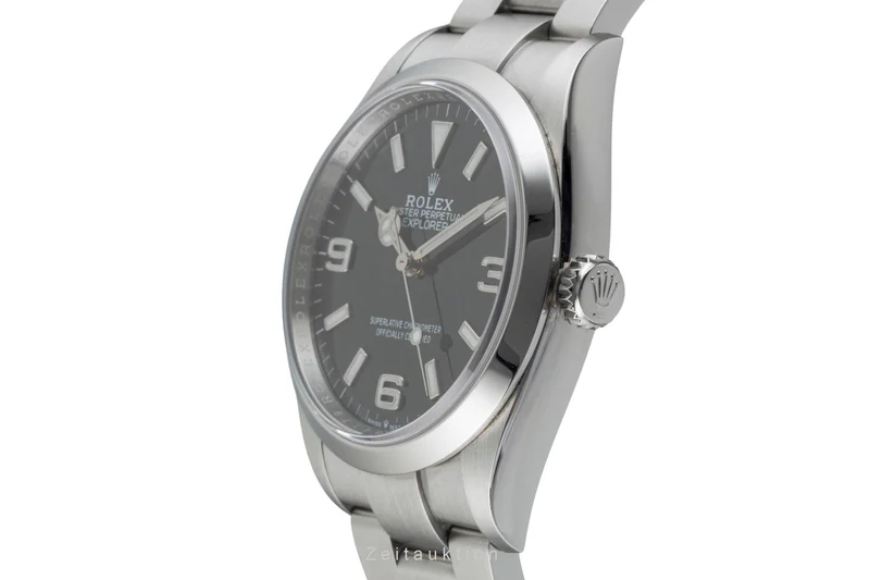 Rolex Explorer steel automatic men's watch 124270 [2602661]
