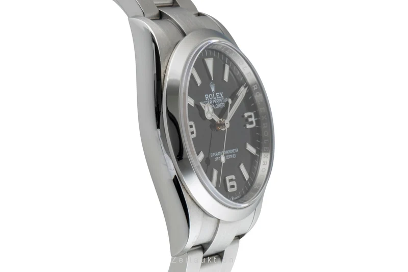Rolex Explorer steel automatic men's watch 124270 [2602661]