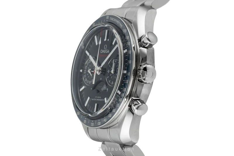 Omega Speedmaster chronograph steel automatic men's watch 304.33.44.52.03.001 LP: 12200EUR [2601906]