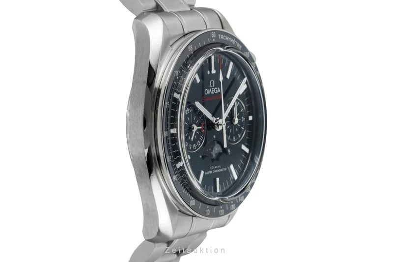 Omega Speedmaster chronograph steel automatic men's watch 304.33.44.52.03.001 LP: 12200EUR [2601906]