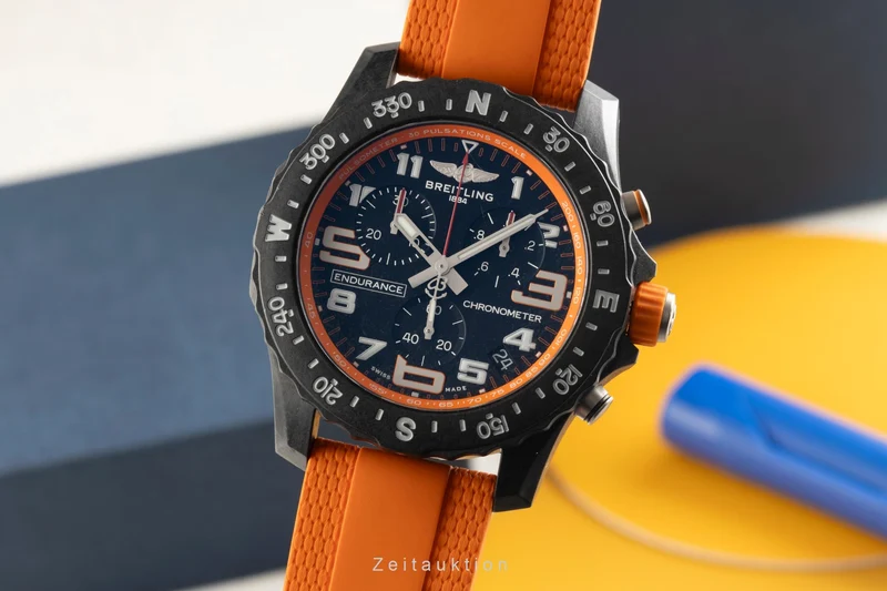 Breitling Endurance Pro chronograph breitlight quartz men's watch X82310A51B1S2 LP: 3600EUR [2602748]