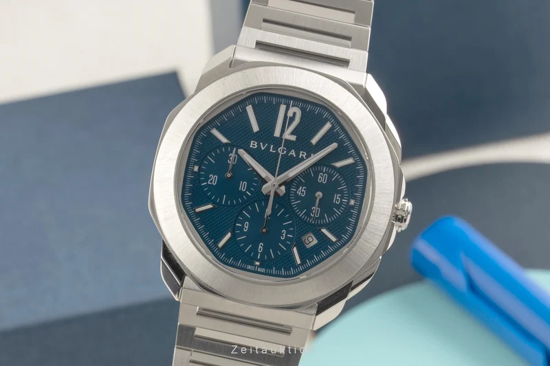 Bvlgari Octo Roma chronograph steel automatic men's watch 103829-OC 42 S CH [2602757]