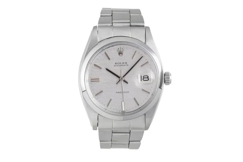 Rolex Precision steel manual winding men's watch 6694 Vintage [2602606]