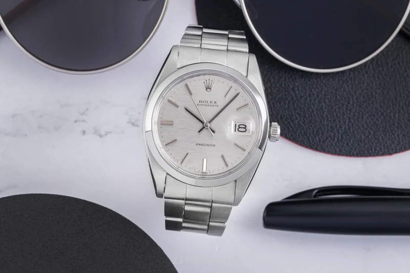 Rolex Precision steel manual winding men's watch 6694 Vintage [2602606]