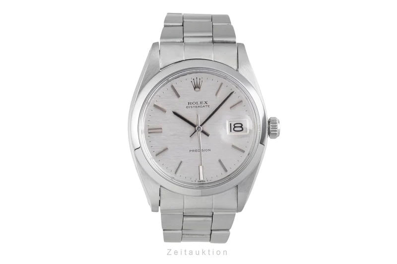 Rolex Precision steel manual winding men's watch 6694 Vintage [2602606]