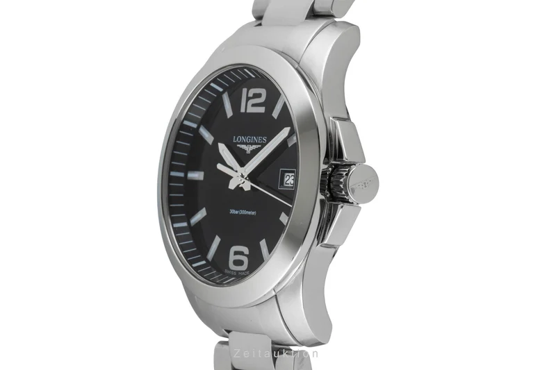 Longines Conquest steel quartz men's watch L3.759.4.58.6 [2602449]
