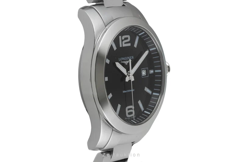 Longines Conquest steel quartz men's watch L3.759.4.58.6 [2602449]