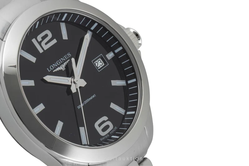Longines Conquest steel quartz men's watch L3.759.4.58.6 [2602449]