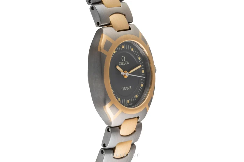 Omega Seamaster titanium / gold quartz women's watch 796.1031 [2602506]