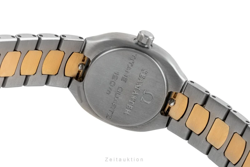 Omega Seamaster titanium / gold quartz women's watch 796.1031 [2602506]