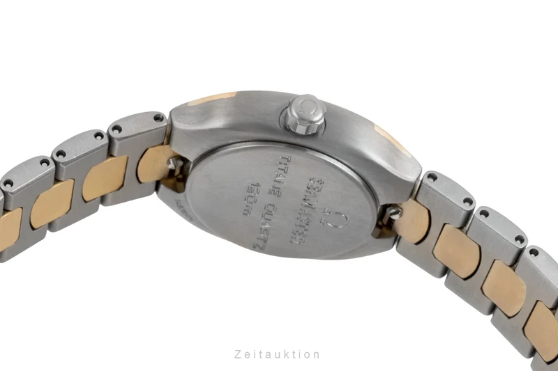 Omega Seamaster titanium / gold quartz women's watch 796.1031 [2602506]