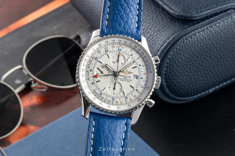 Breitling Navitimer World chronograph steel automatic men's watch A24322 [2602582]