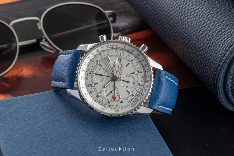 Breitling Navitimer World chronograph steel automatic men's watch A24322 [2602582]