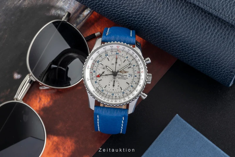 Breitling Navitimer World chronograph steel automatic men's watch A24322 [2602582]