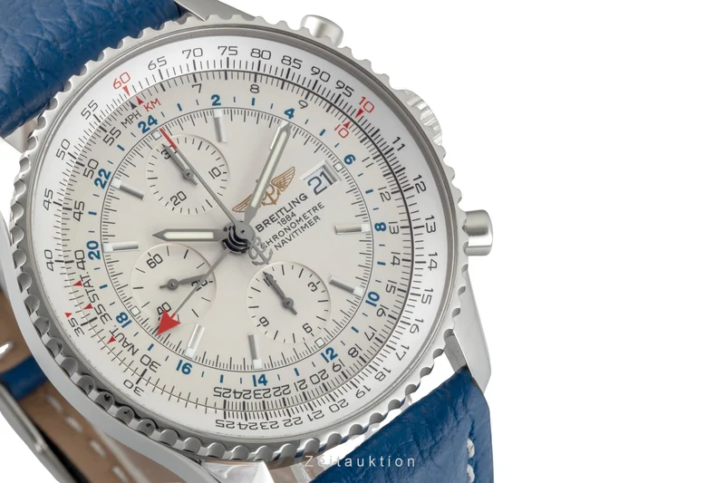 Breitling Navitimer World chronograph steel automatic men's watch A24322 [2602582]