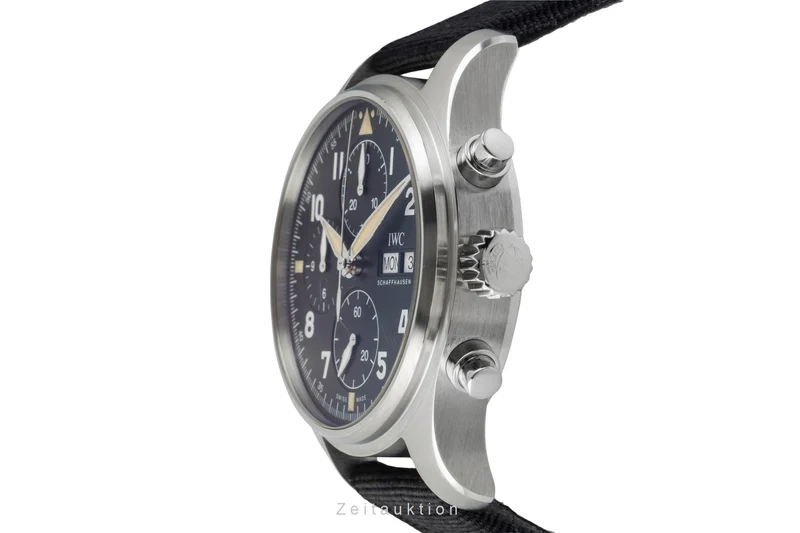 IWC Fliegerchronograph chronograph steel automatic men's watch IW387903 LP: 7700EUR [2602006]