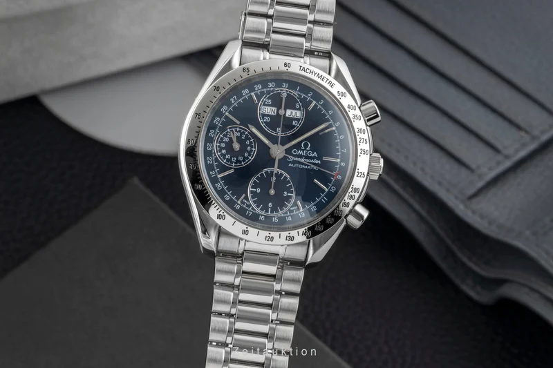 Omega Speedmaster Date chronograph steel automatic men's watch 3521.80.00 [2602359]