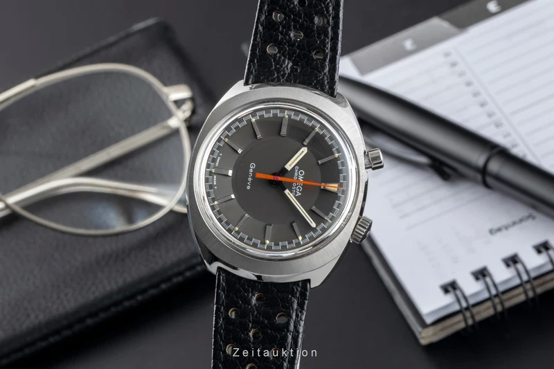 Omega Chronostop chronograph steel manual winding men's watch 145.010 Vintage [2601902]