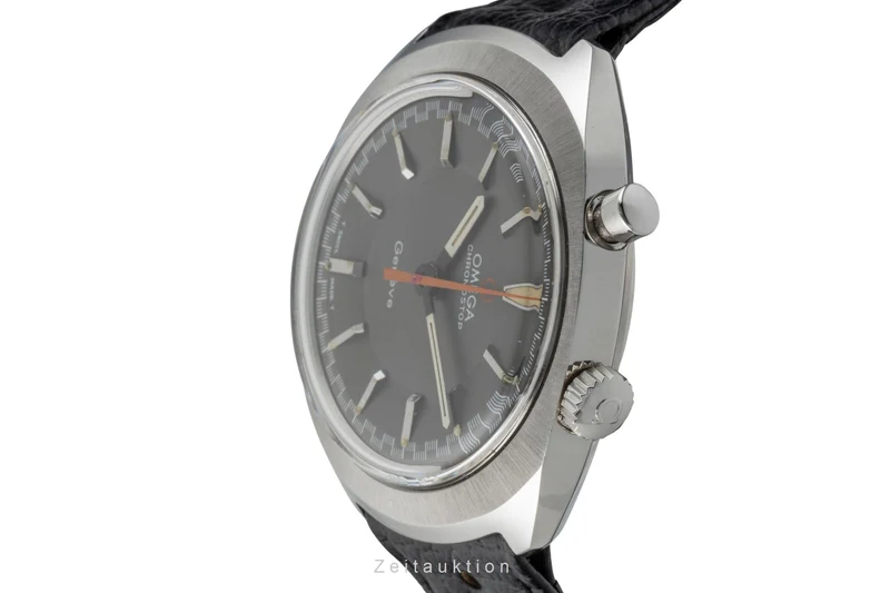 Omega Chronostop chronograph steel manual winding men's watch 145.010 Vintage [2601902]