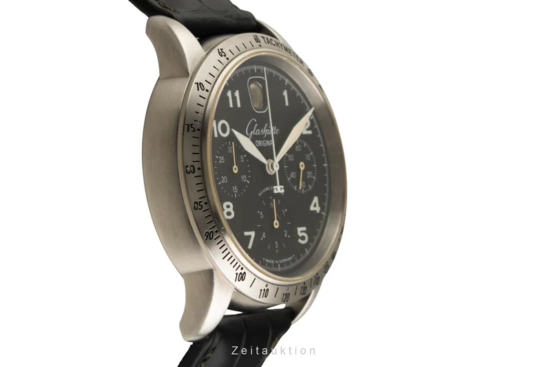 Glashütte Senator chronograph steel automatic men's watch 39-32-07-07-04 [2602220]