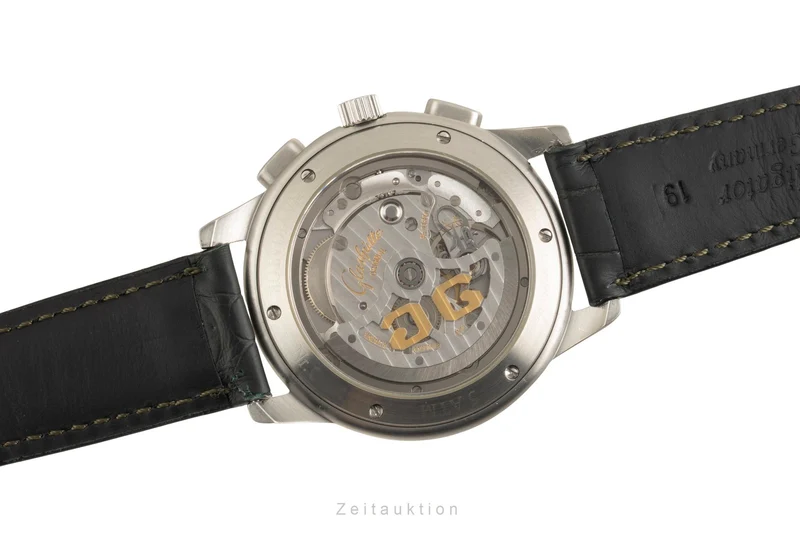 Glashütte Senator chronograph steel automatic men's watch 39-32-07-07-04 [2602220]